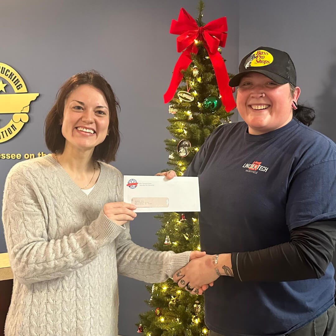 Tennessee Trucking Foundation scholarship recipient