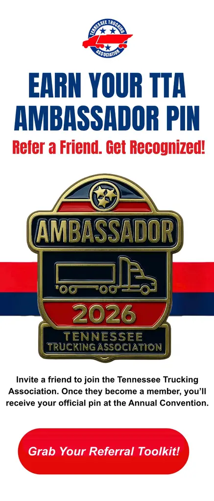 Tennessee Trucking Association Member Referral Program banner